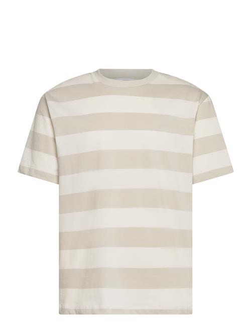 Lindbergh | Striped Oversized O-Neck Tee S/S | M
