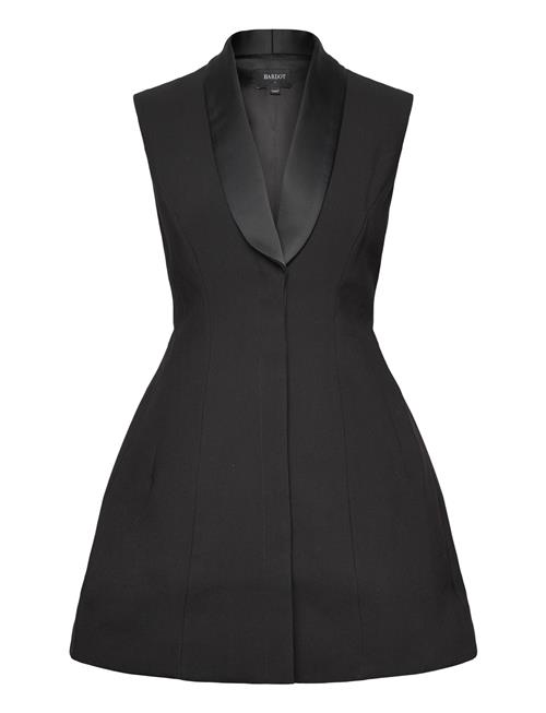 Bardot | Destene Satin Lapel Mini Dress | L