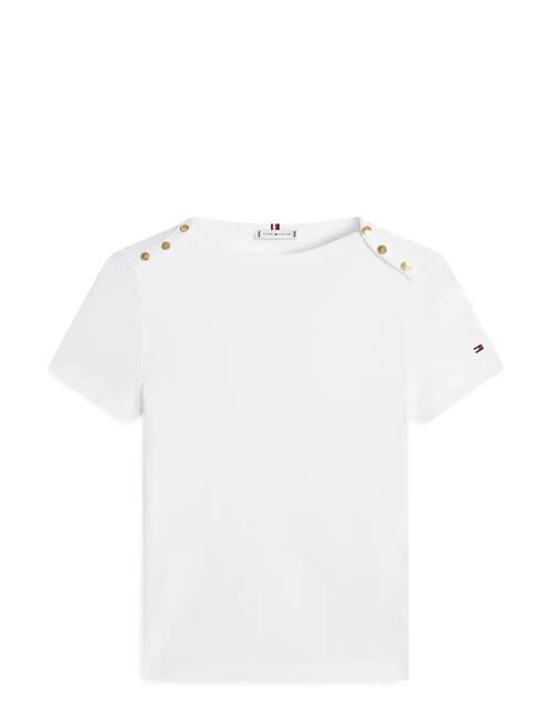 Tommy Hilfiger | Gold Button Slim Ss Tee | M