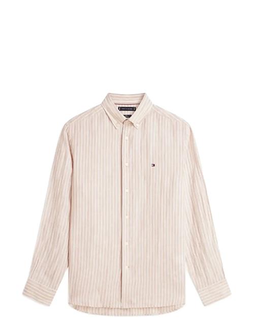 Tommy Hilfiger | Linen Bengal Stripe Rf Shirt | L