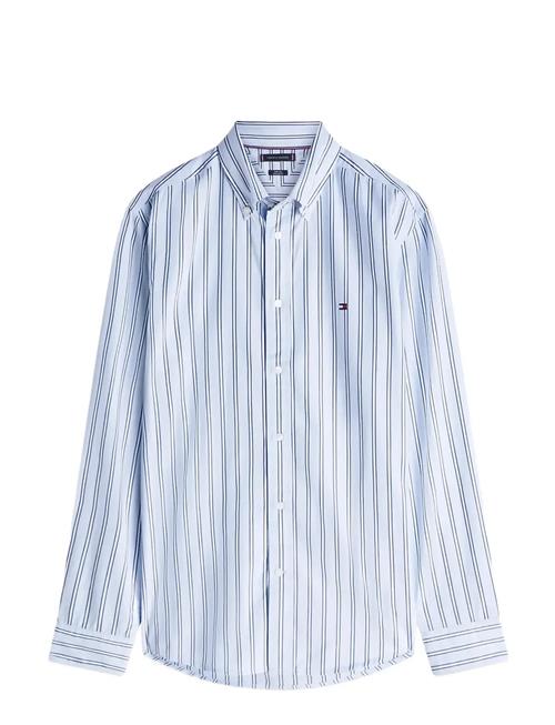 Tommy Hilfiger | Flex Poplin Bold Stripe Rf Shirt | M