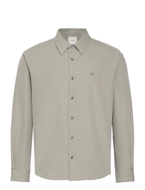 Calvin Klein | Ls Yd Stripe Seersucker Classic | S