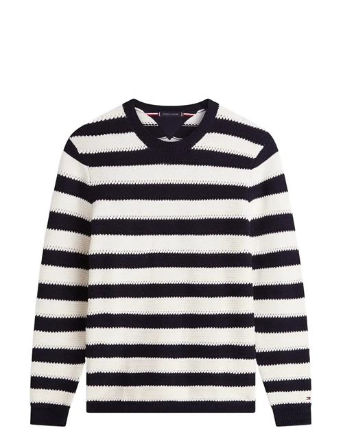 Tommy Hilfiger | Crochet Block Stripe Crew Neck | M