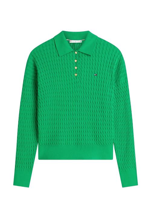 Tommy Hilfiger | Co Cable Fine Gg Rlxd Polo Swt | L