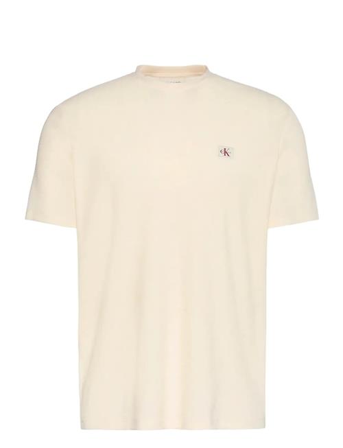 Calvin Klein Jeans | Ss Waffle Woven Label Crewnk Tee | M