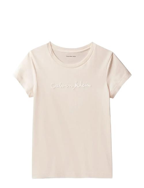 Calvin Klein | Script Logo Slim Ss T-Shirt | 116
