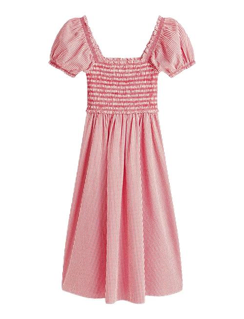 Tommy Hilfiger | Gingham Smock Ss Midi Dress | XS