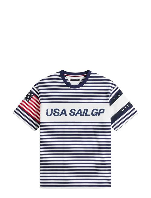 Tommy Hilfiger | Us Sailgp Marine Stripe Tee | M
