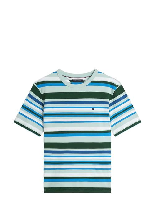 Tommy Hilfiger | Multi Stripe Crepe Tee | M