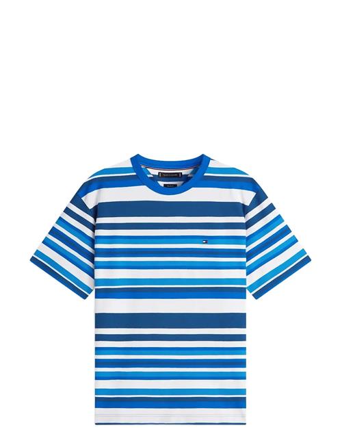 Tommy Hilfiger | Multi Stripe Crepe Tee | L