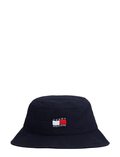 Tommy Hilfiger | Wavy Flag Seersucker Bucket Hat | S/M