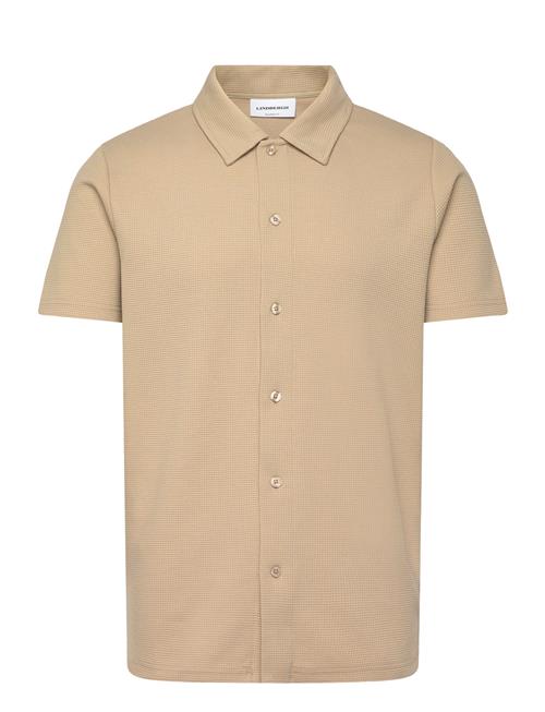 Lindbergh | Waffle Short Sleeve Shirt | L