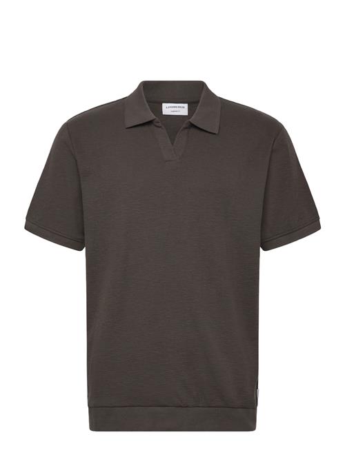 Lindbergh | Open Collar Structure Rib Polo | XL