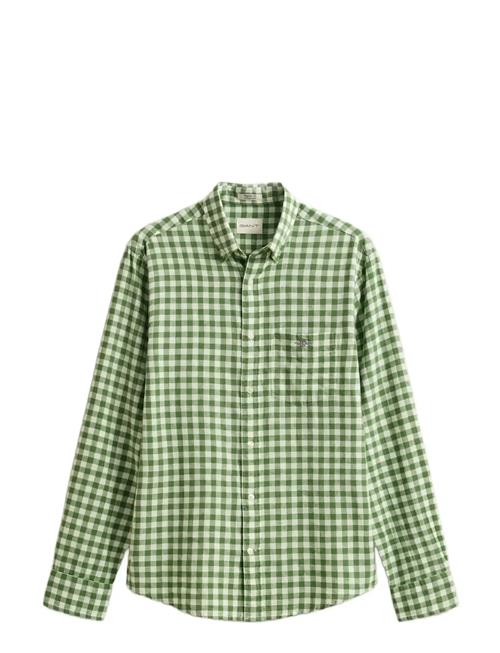 GANT | Reg Cotton Linen Gingham Shirt | S