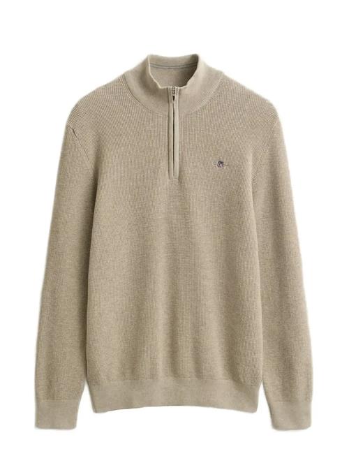 GANT | Micro Textured Cotton Half Zip | S