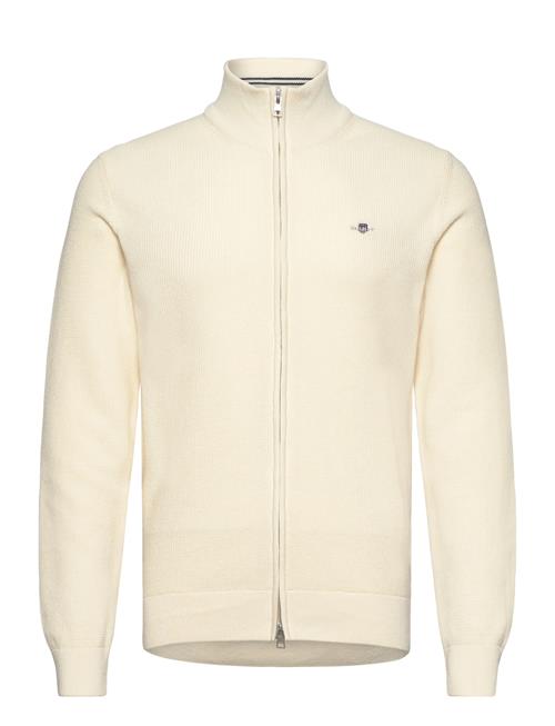GANT | Waffle Knit Zip Cardigan | S