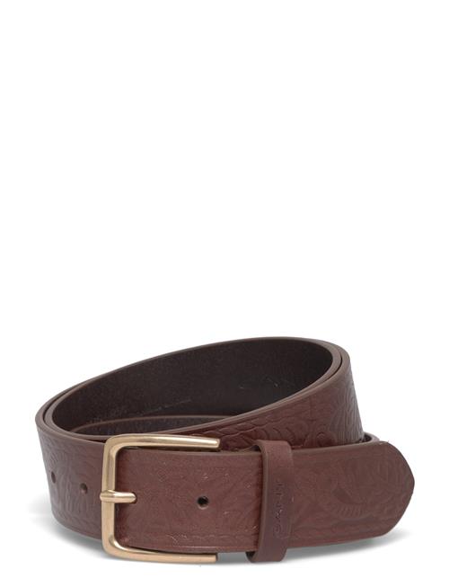 GANT | Allover Patterned Leather Belt | 85