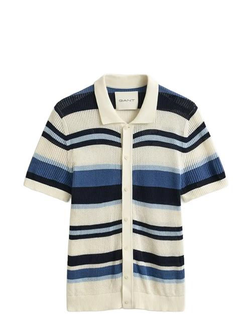 GANT | Striped Texture Polo | XXXL