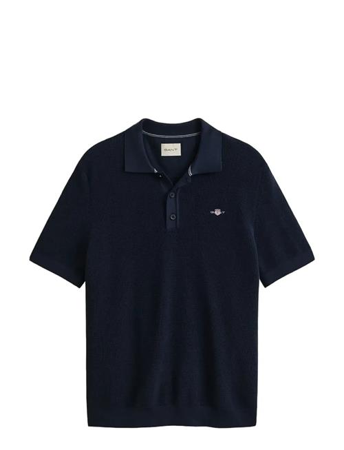GANT | Micro Textured Cotton Ss Polo | L