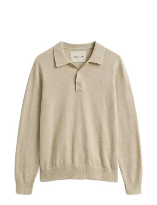 GANT | Slub Cotton Linen Polo | M