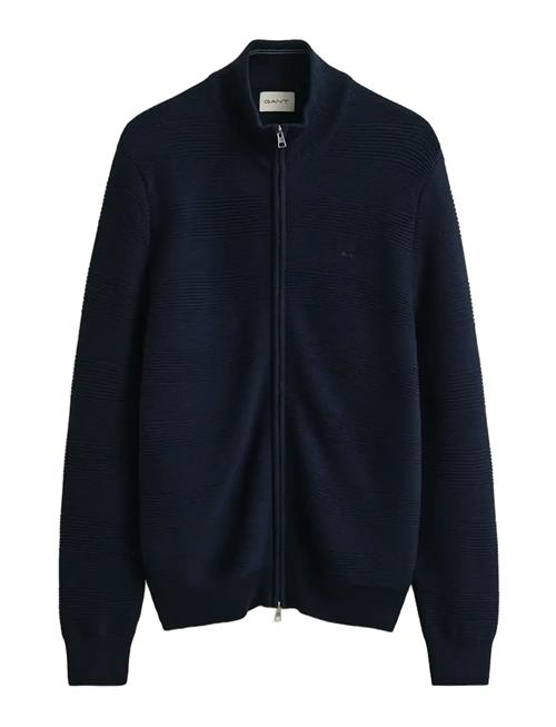 GANT | Cotton Texture Zipped Cardigan | M