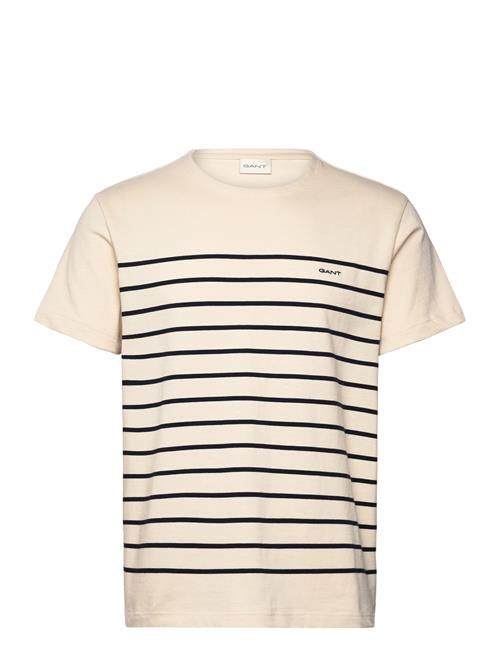 GANT | Placed Stripe Ss Tshirt | M