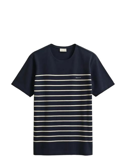 GANT | Placed Stripe Ss Tshirt | M