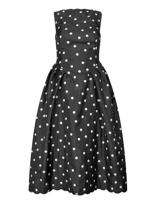 STINE GOYA | Quilted Dots, Voluminous Midi Dress | S