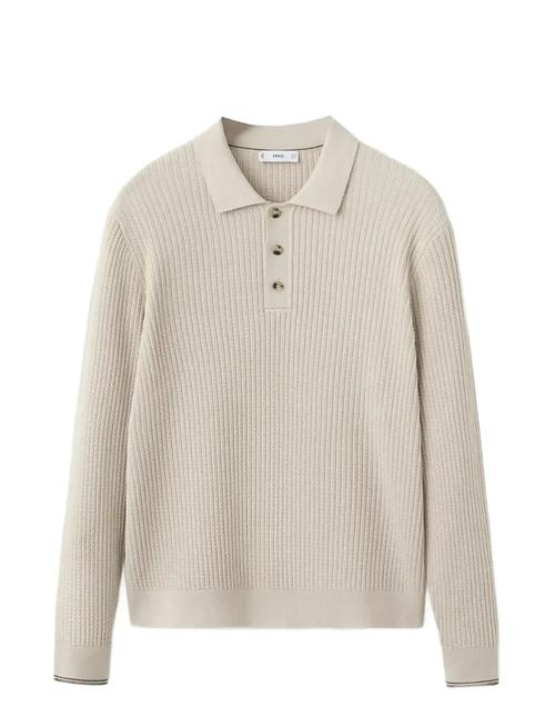 Mango | Cotton-Blend Braided Knitted Sweater | S
