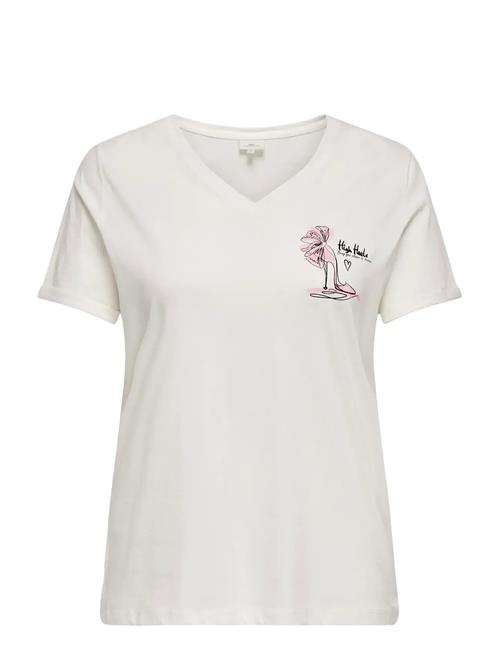 ONLY Carmakoma | Carbea Ss V-Neck Tee Jrs | 46-48