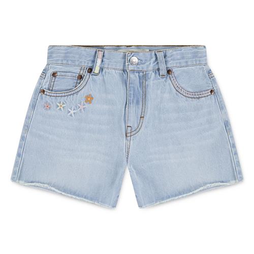 Levi's Crochet Applique A-Line Denim Shorts Wow Me Over  Wow Me Over 3 Y  Blå  3 år  kvinde