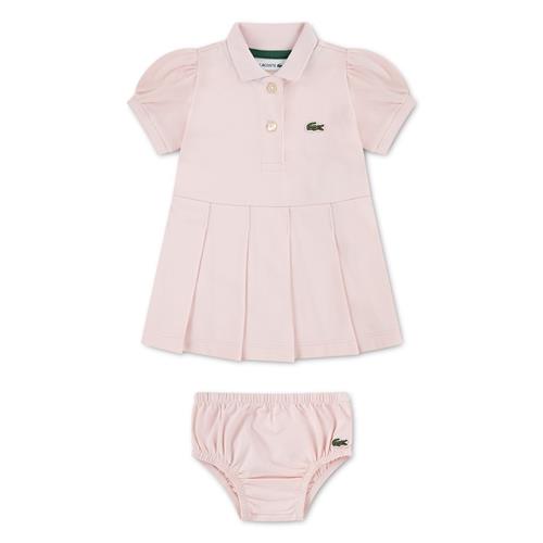 Lacoste Plisseret Kjole Nidus  Nidus 62 cm  Lyserød  62 cm  kvinde