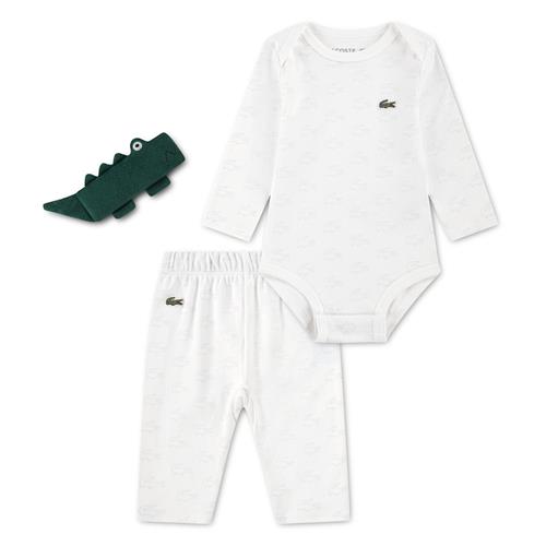 Lacoste Gavesæt Farine  Farine 68/80 cm  Hvid  68/80 cm  mand