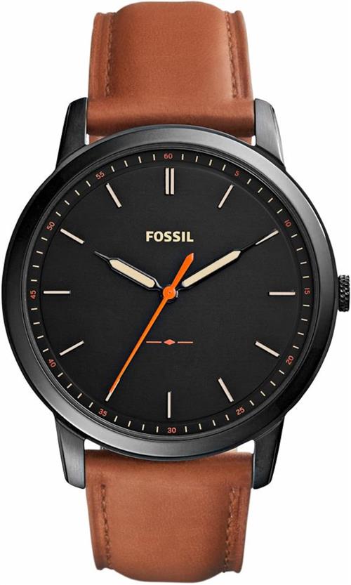 FOSSIL Analogt ur 'THE MINIMALIST 3H'  brun / sort