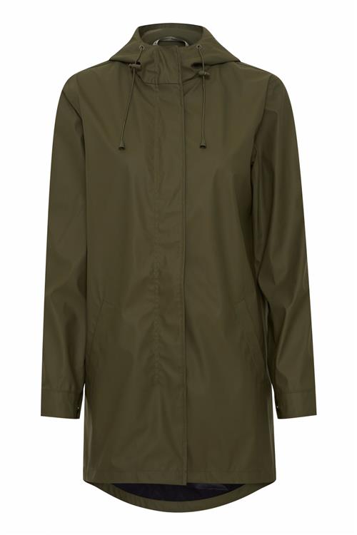 Fransa Funktionsfrakke 'Rainfall'  oliven