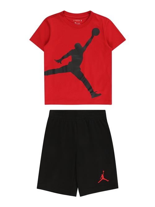 Jordan Sæt 'JUMBO'  mørkerød / sort