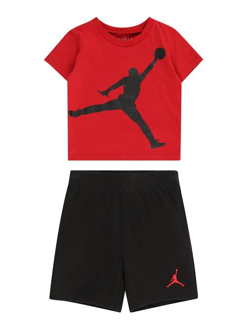 Jordan Træningsdragt 'JUMBO'  rød / sort