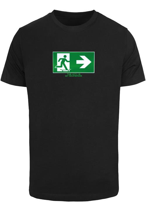 Mister Tee Bluser & t-shirts 'Skate Exit'  grøn / sort / hvid