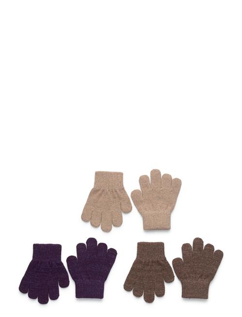 mikk-line | Magic Gloves 3 Pack W. Lurex | 8-16Y