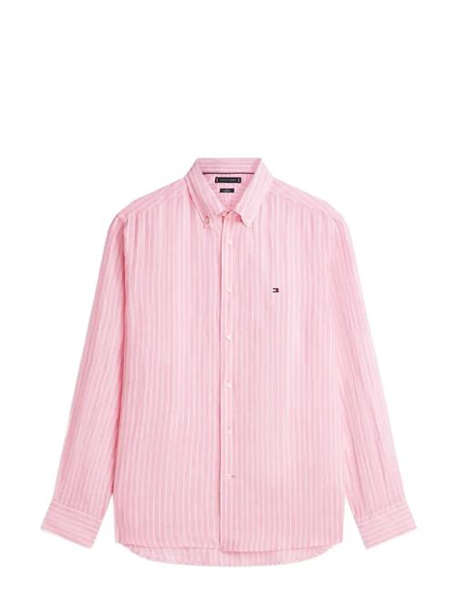 Tommy Hilfiger | Linen Bengal Stripe Rf Shirt | L