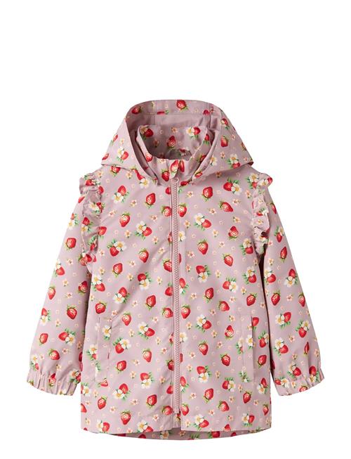 name it | Nmfmaxi Jacket Li Frill Aop | 92