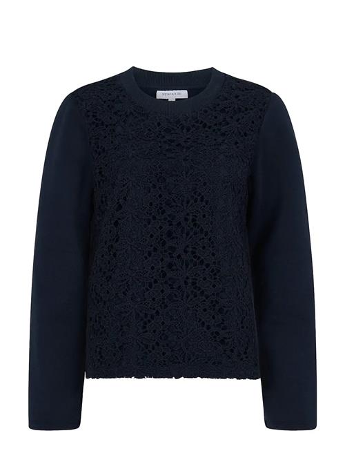 Newhouse | Junie Lace College Sweater | S