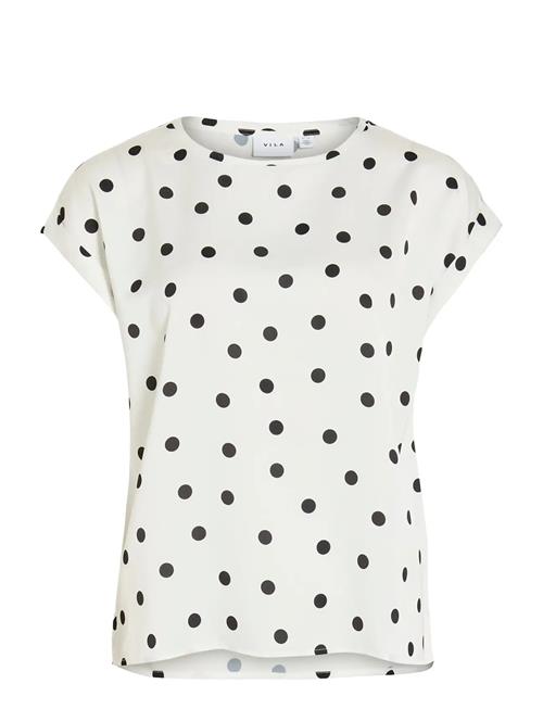 Vila | Viellette S/S Full Satin Top - Noos | 34