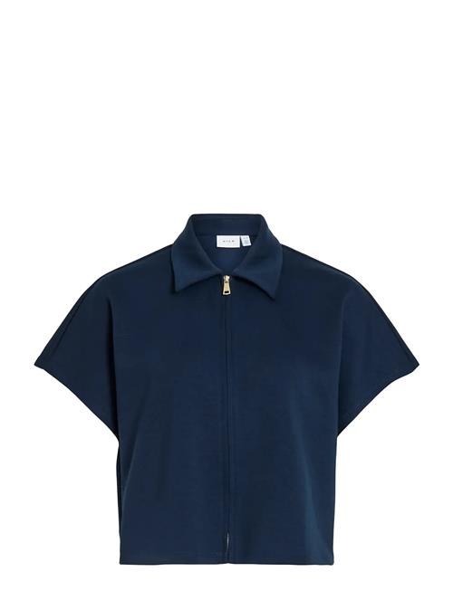 Vila | Visiffi Collar S/S Zipper Top/Pb | XS