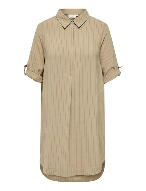 ONLY Carmakoma | Carelza 3/4 Stripe Dress Wvn | 54