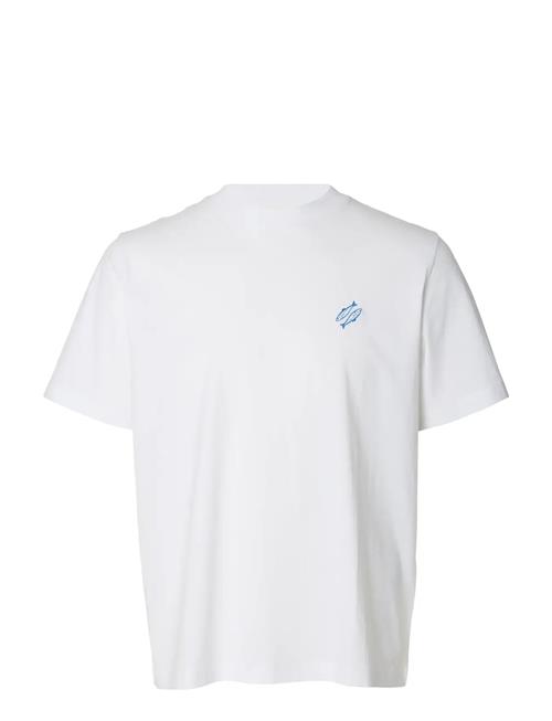 Selected | Slhreg-Ripley Ss Emb Tee Ex | L