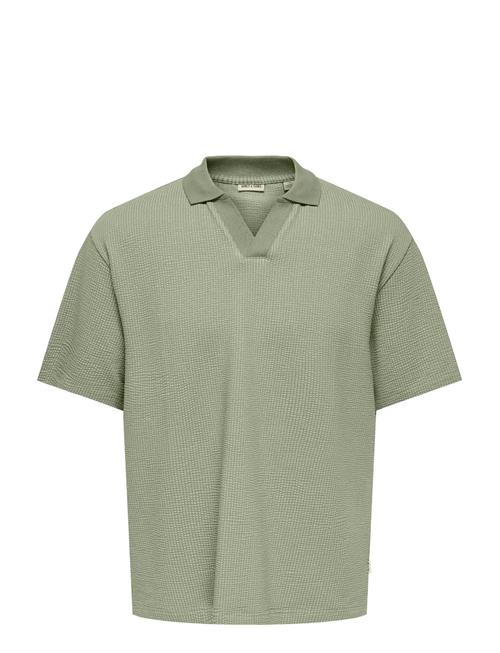 ONLY & SONS | Osjkian Life Rlx Ss Strp Polo Jrs | 146-152