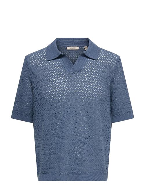 ONLY & SONS | Onsnyle 5 Ss Split Polo Knit Cs | XXL