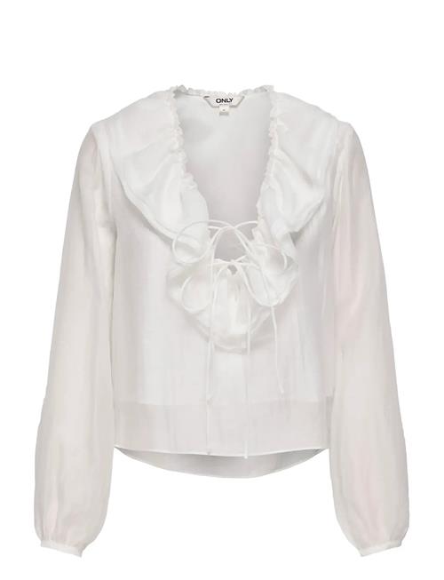 ONLY | Onlteagan Ls Sheer Ruffle Top Wvn | S