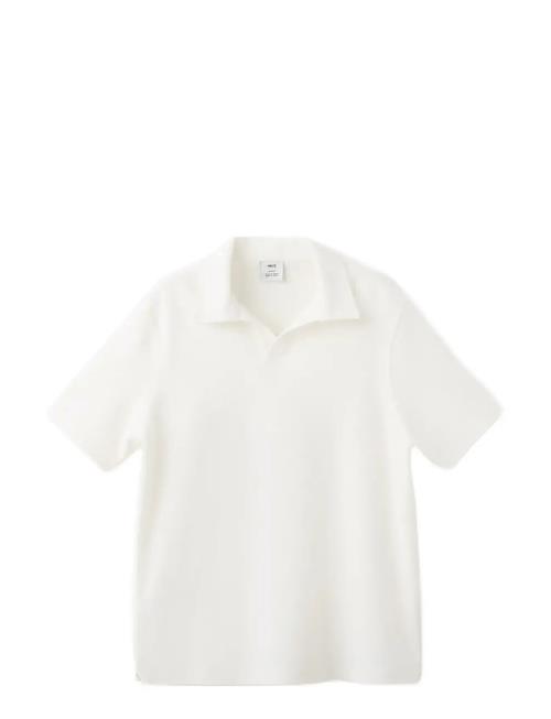 Mango | Regular-Fit Textured Polo Shirt | M